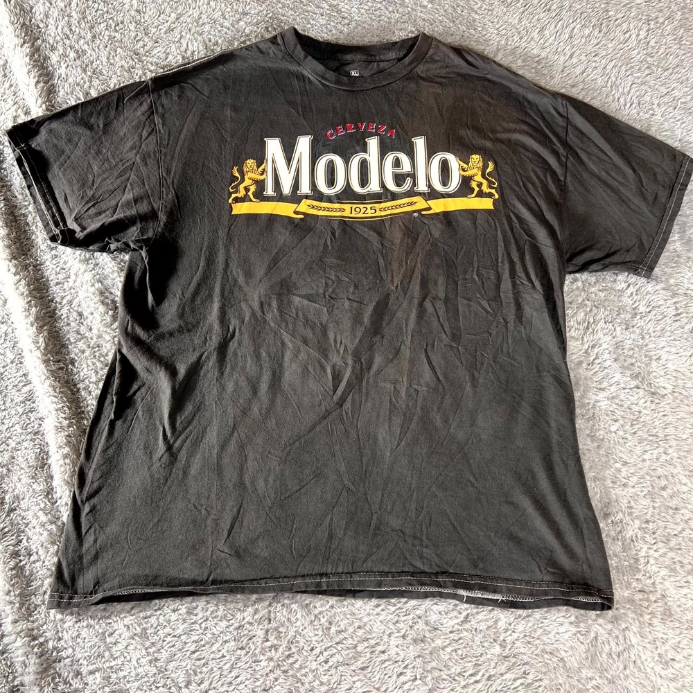 Modelo T Shirt Mens XL Black Cotton Brewed For Those With A Fighting Spirit